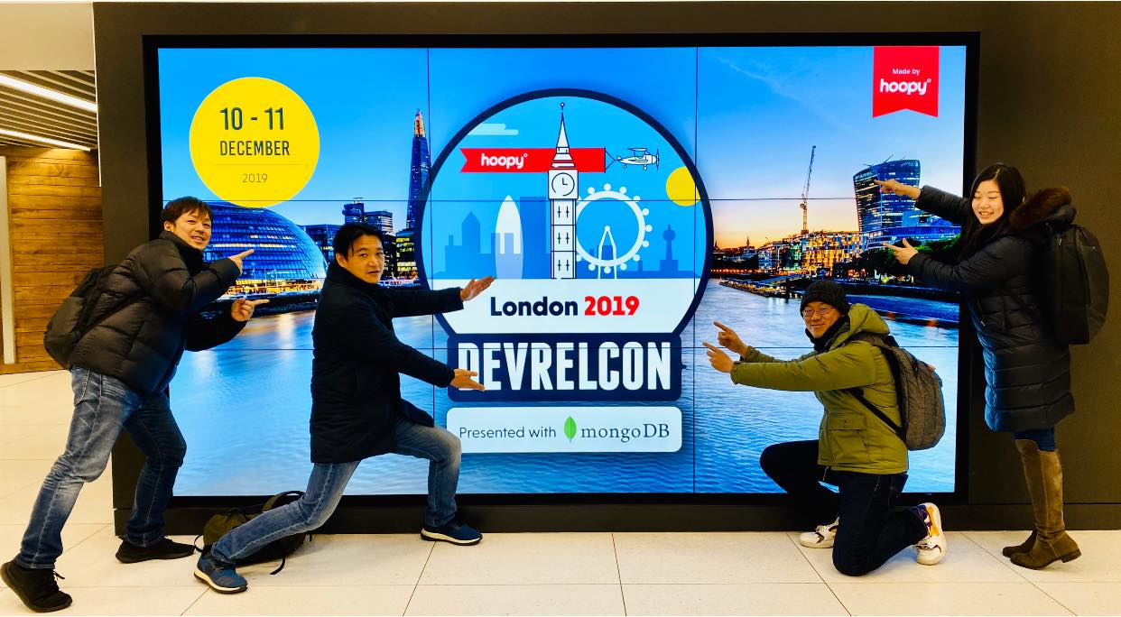 DevRelCon London 2019での記念写真
